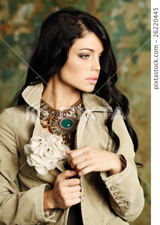 Fashion photo of young pretty girl Fashion photo of young pretty girl 26220445