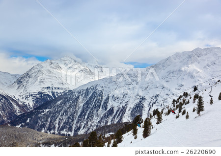 Mountains ski resort Solden Austria 26220690