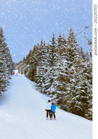 Mountains ski resort Zell-am-See Austria Mountains ski resort Zell-am-See Austria 26220703