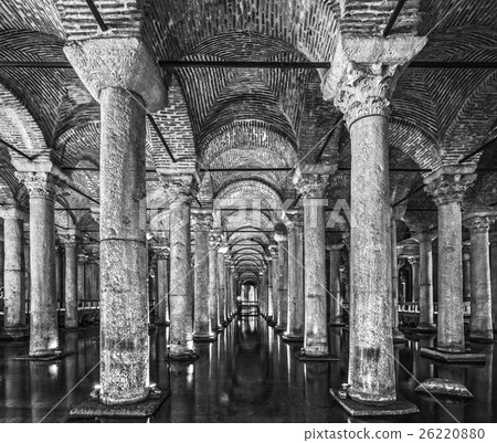 The Basilica Cistern, Istanbul, Turkey. The Basilica Cistern, Istanbul, Turkey. 26220880