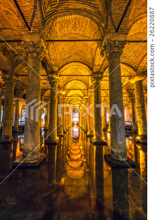 The Basilica Cistern, Istanbul, Turkey. 26220887
