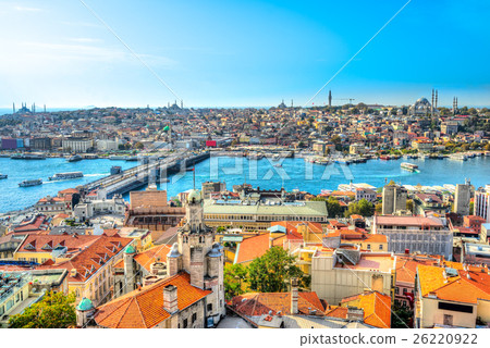 Istanbul, Sultanahmet skyline, Turkey. 26220922