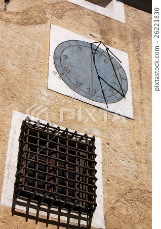 Old Sundial - Engadine Switzerland Old Sundial - Engadine Switzerland 26221830