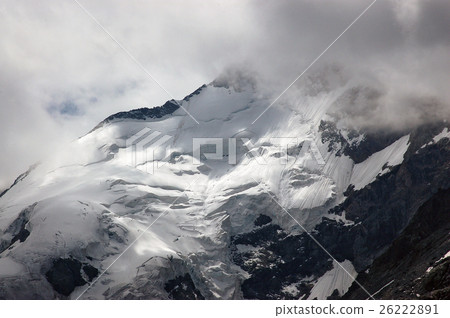Glacier of Bernina Alps - Engadine Switzerland Glacier of Bernina Alps - Engadine Switzerland 26222891
