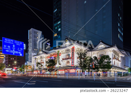 東京銀座都市風景（Kabukiza周圍） 26223247