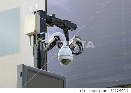 security camera on the street security camera on the street 26224654