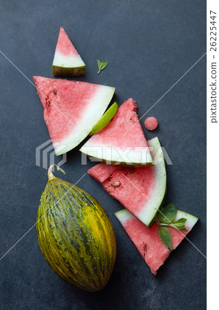 pieces of fresh watermelon pieces of fresh watermelon 26225447