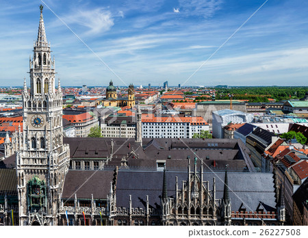 Aerial view of Munich 26227508