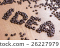 Idea sign drawn by brown roasted beans  of coffee 26227979