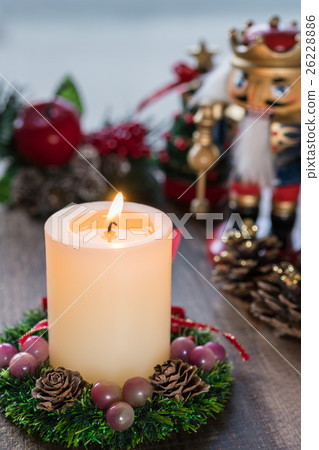 Christmas image [Candle and Nutcracker] 26228886