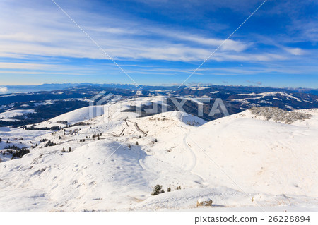 Winter panorama from Monte Grappa, Italy Winter panorama from Monte Grappa, Italy 26228894