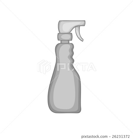 Cleaning spray icon, black monochrome style 26231372