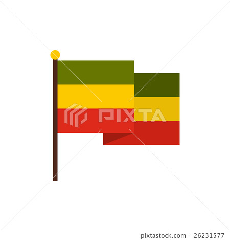 Flag of Jamaica icon, flat style Flag of Jamaica icon, flat style 26231577