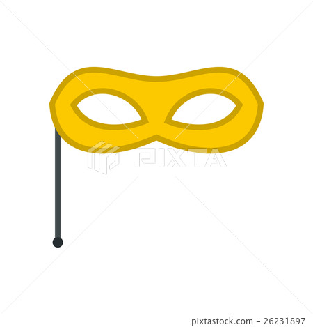 Carnival mask icon, flat style Carnival mask icon, flat style 26231897