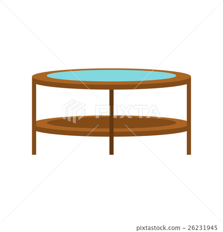 Round trampoline icon, flat style Round trampoline icon, flat style 26231945