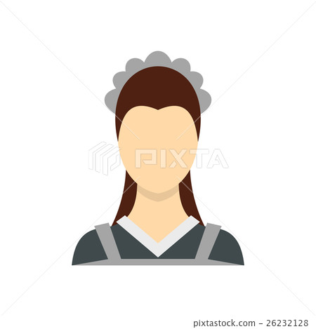 Maid icon, flat style Maid icon, flat style 26232128