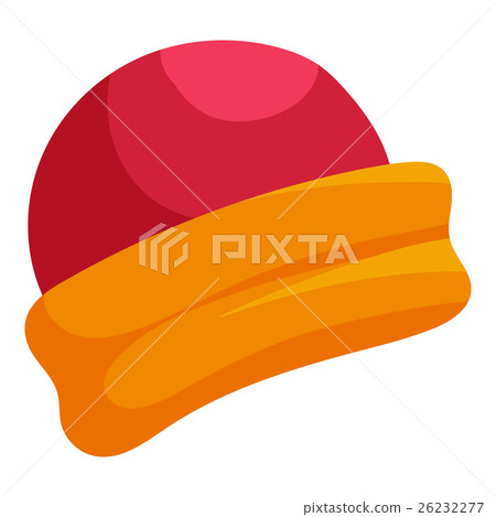 Santa Claus hat icon, cartoon style 26232277