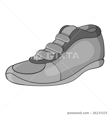 Cleats icon, black monochrome style 26233325