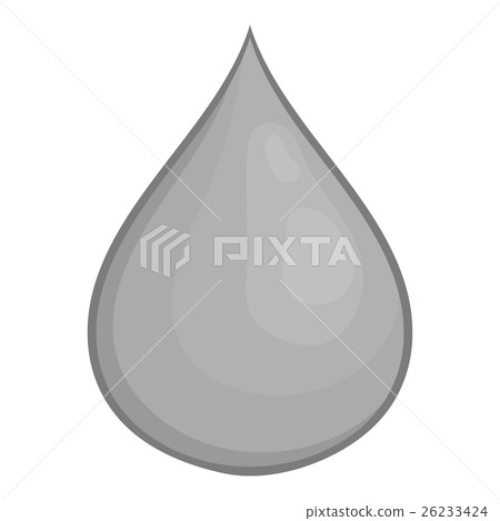 Drop of honey icon, black monochrome style 26233424
