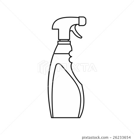 Cleaner for windows icon, outline style 26233654