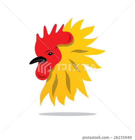 Vector Cock Cartoon Illustration. 26235040