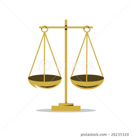 Vector Libra Cartoon Illustration. Vector Libra Cartoon Illustration. 26235320