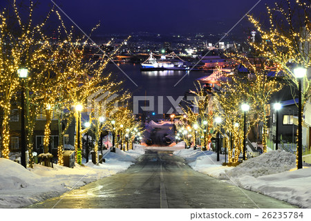 Hachimanzaka夜景在函館·元町 26235784