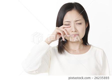 Young lady with drowsiness 26235893