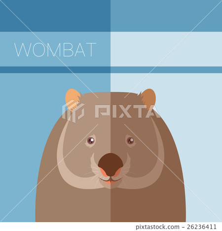 Wombat flat postcard 26236411