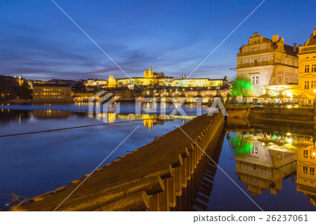 View of the Prague castle and St. Vitus cathedral  26237061