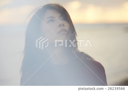 A woman sightseeing in Tohoku 26239566