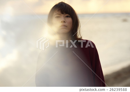 A woman sightseeing in Tohoku 26239588