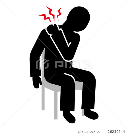 Mark of stiff shoulders 26239644