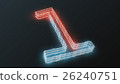 neon glowing figures 26240751