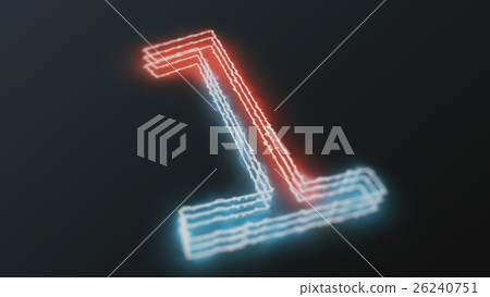 neon glowing figures 26240751