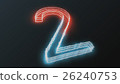 neon glowing figures 26240753