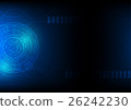 Technology abstract background, sci-fi cyber theme 26242230