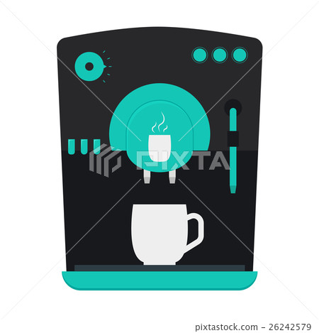 Coffee Machine with a Cup. Vector 26242579