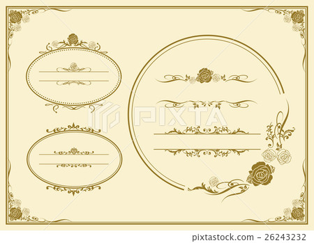 frame, decoration, art nouveau 26243232