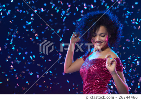Woman dancing on a party 26244466