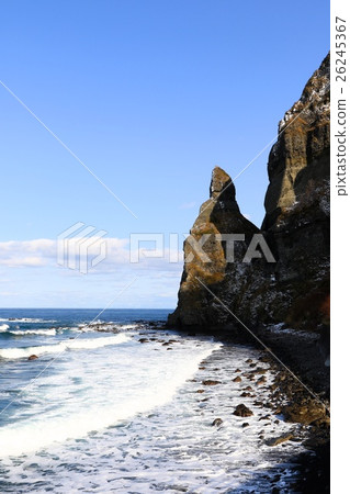 SETAKAMURA Rock with a slightly snowy petrol 26245367