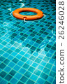 lifebuoy in pool 26246028