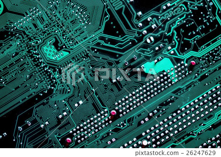 Macro shot of a circuit board Macro shot of a circuit board 26247629