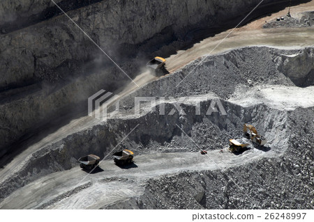 Truck at Chuquicamata, copper mine, Chile Truck at Chuquicamata, copper mine, Chile 26248997