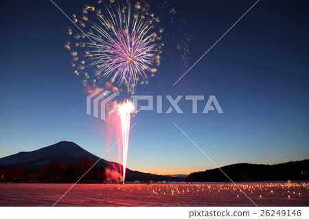 鑽石富士和冰蠟燭節 鑽石富士和冰蠟燭節 26249146