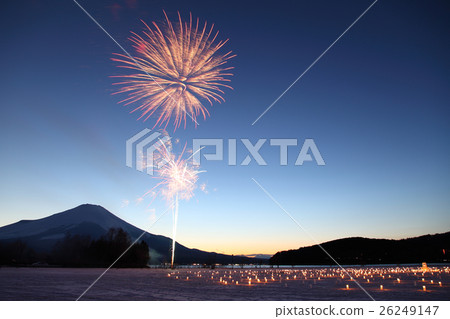 鑽石富士和冰蠟燭節 鑽石富士和冰蠟燭節 26249147