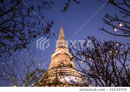pagoda with tree frame 26249548
