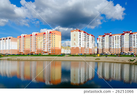 Residential buildings iwith cascade of lakes 26251066