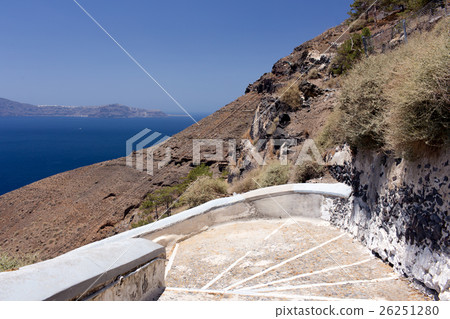 Santorini Island - Stairs to the Mediterranean Sea 26251280