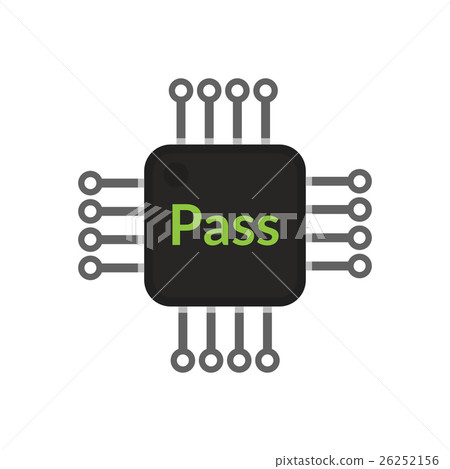 Electronic chip pass, vector design by ESP10 Electronic chip pass, vector design by ESP10 26252156